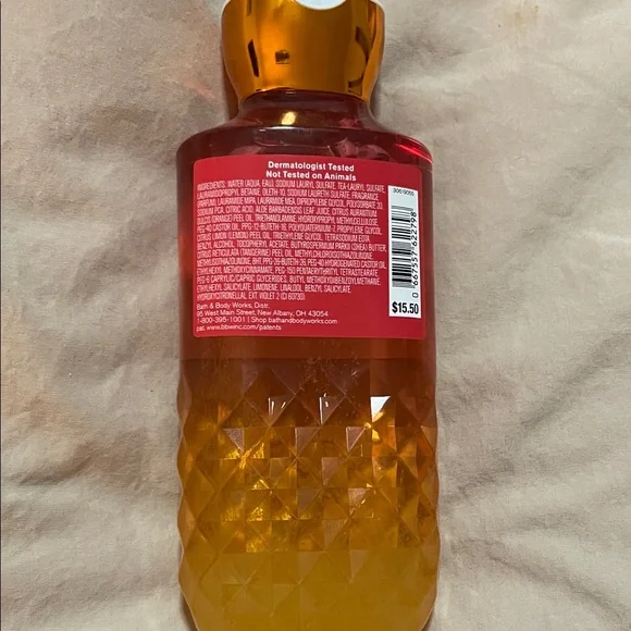 Bath & Body Works Fiji Sunshine Shower Gel - Red and Yellow - Picture 2 of 2